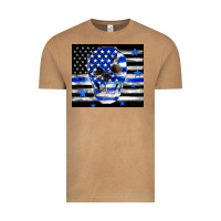 Vintage Camel police flag patriotic skull Vintage Tee - TumblerDesignByShophia