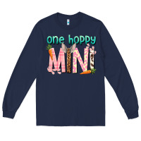 Navy One hoppy Mini Easter Day Long Sleeve Tee - HowdyJamesFarm