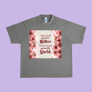 To The World You Are A Mother But To Your Family Y Urban Heavy Tee Designed By Tumblerdesignbyshophia