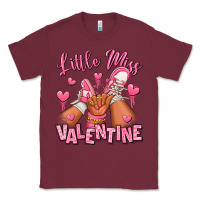 Burgundy Little miss Valentine afro kid sneakers Classic Tee - RanaPortraitStore