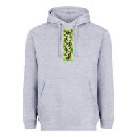 Heather Grey dinosaur parasaurolophus pen wrap Heavyweight Hoodie - Artiststas