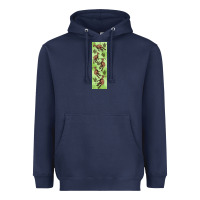 Navy dinosaur parasaurolophus pen wrap Heavyweight Hoodie - Artiststas