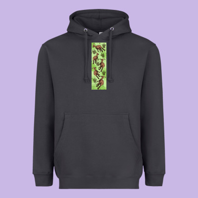 Dinosaur Parasaurolophus Pen Wrap Heavyweight Hoodie Designed By Artiststas