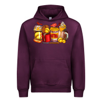 Mauve Wine softball coffee cups Urban Hoodie - AdoDesignShop