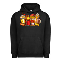 Pigment Black softball coffee cups Urban Hoodie - AdoDesignShop