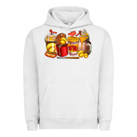 Pigment Lunar Rock softball coffee cups Urban Hoodie - AdoDesignShop