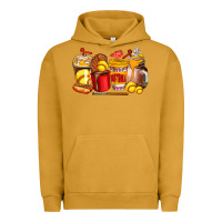 Pigment Peanut Butter softball coffee cups Urban Hoodie - AdoDesignShop