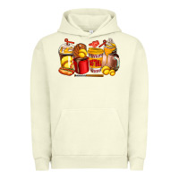 Pigment Pistachio softball coffee cups Urban Hoodie - AdoDesignShop