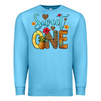 Ocean Blue sweet one pineapple Premium Sweatshirt - Artiststas