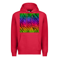 Cardinal colorful zebra seamless pattern Premium Hoodie - BundleAndBundleShop