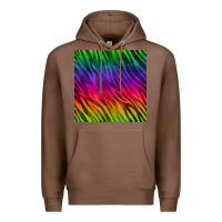 Chestnut colorful zebra seamless pattern Premium Hoodie - BundleAndBundleShop