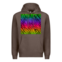 Coffee colorful zebra seamless pattern Premium Hoodie - BundleAndBundleShop