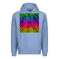 Colorful Zebra Seamless Pattern Premium Hoodie | Teevron