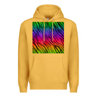 Mustard colorful zebra seamless pattern Premium Hoodie - BundleAndBundleShop