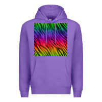 Purple colorful zebra seamless pattern Premium Hoodie - BundleAndBundleShop