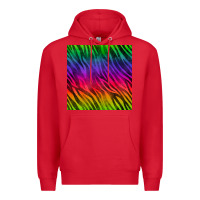 Red colorful zebra seamless pattern Premium Hoodie - BundleAndBundleShop