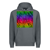 Rock colorful zebra seamless pattern Premium Hoodie - BundleAndBundleShop