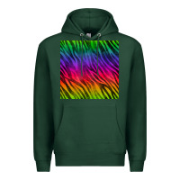Sports Green colorful zebra seamless pattern Premium Hoodie - BundleAndBundleShop
