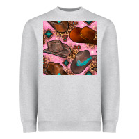 Western Cowboy Hat Seamless Pattern Heavyweight Sweatshirt | Teevron