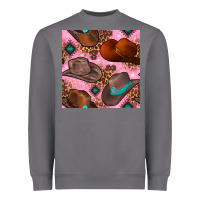 Storm western cowboy hat seamless pattern Heavyweight Sweatshirt - BundleAndBundleShop