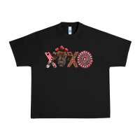 Black xoxo calf and gemstone Urban Heavy Tee - RanaPortraitStore