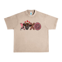 French Oak xoxo calf and gemstone Urban Heavy Tee - RanaPortraitStore