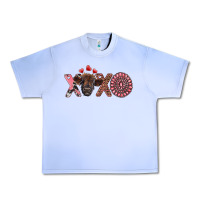Grape Ice xoxo calf and gemstone Urban Heavy Tee - RanaPortraitStore