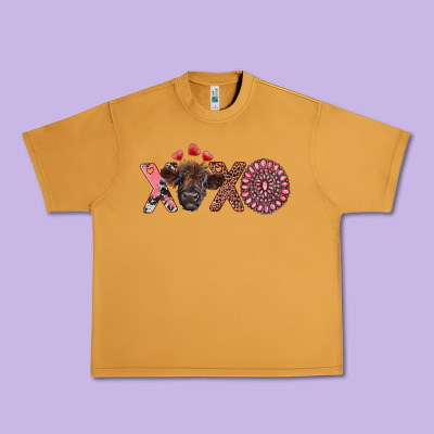Xoxo Calf And Gemstone Urban Heavy Tee Designed By Ranaportraitstore