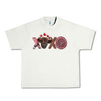 Pistachio xoxo calf and gemstone Urban Heavy Tee - RanaPortraitStore
