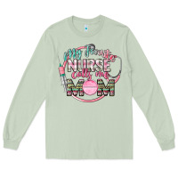 Matcha My favorite Nurse calls me mom Long Sleeve Tee - CowGirlArtShop