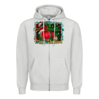 Dove Grey merry Christmas teacher Zipper Hoodie - CowhideDigitalArt