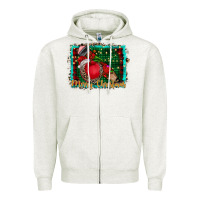 Oatmeal Heather merry Christmas teacher Zipper Hoodie - CowhideDigitalArt