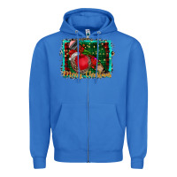 Merry Christmas Teacher Zipper Hoodie | Teevron