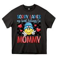 Asphalt sorry ladies my heart belongs to mommy Heavy Core Tee - LillyAllenDesigns