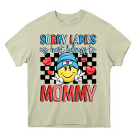 Mossy sorry ladies my heart belongs to mommy Heavy Core Tee - LillyAllenDesigns