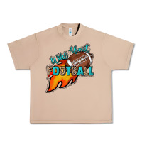 Burro Wild about Football Urban Heavy Tee - HowdyJamesFarm