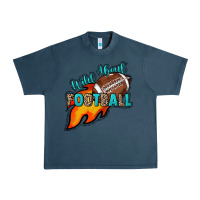 Midnight Navy Wild about Football Urban Heavy Tee - HowdyJamesFarm