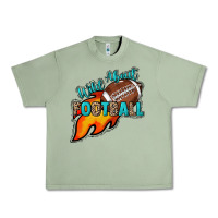 Oil Green Wild about Football Urban Heavy Tee - HowdyJamesFarm