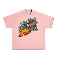 Salmon Wild about Football Urban Heavy Tee - HowdyJamesFarm