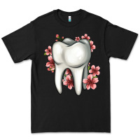 Black floral tooth Premium Tee - Jasminsmagicworld