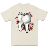 Floral Tooth Premium Tee | Teevron