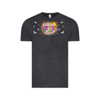 Vintage Black summer vibes with birds Vintage Tee - TumblerDesignByShophia