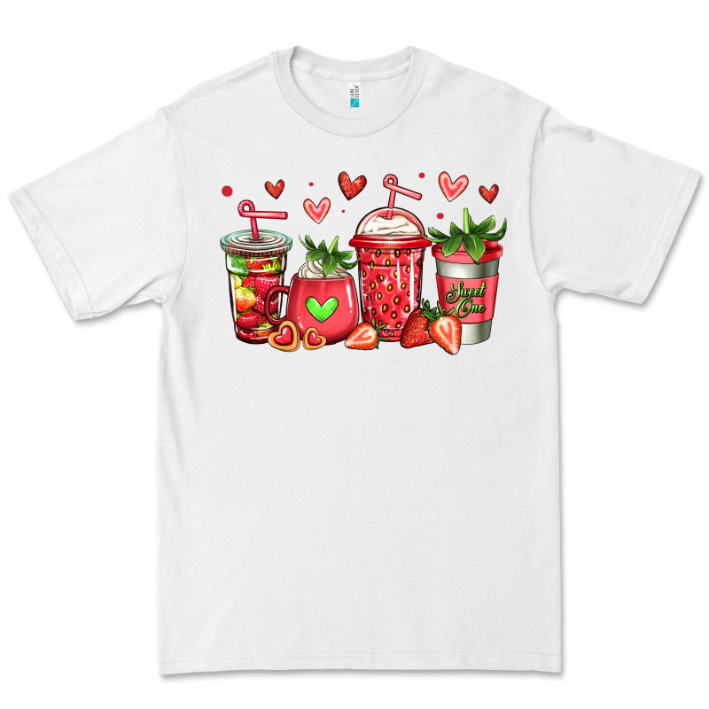Strawberry Coffee Cups Premium Tee by Jasminsmagicworld | Teevron