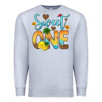 Heather Grey sweet one lemon Premium Sweatshirt - Artiststas