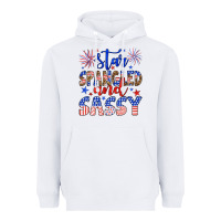 White star spangled and sassy Heavyweight Hoodie - Artiststas