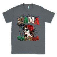 Charcoal Heather La Mama Mas Chingona Classic Tee - texasbilliewilder
