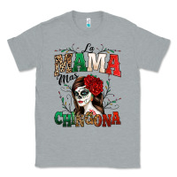 Heather Grey La Mama Mas Chingona Classic Tee - texasbilliewilder