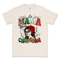 Natural La Mama Mas Chingona Classic Tee - texasbilliewilder