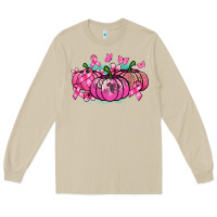 Mushroom Cancer pumpkins Cancer Awareness Long Sleeve Tee - HowdyJamesFarm