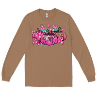 Toasted Coconut Cancer pumpkins Cancer Awareness Long Sleeve Tee - HowdyJamesFarm
